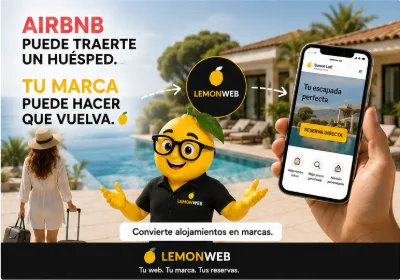 Pieza de LemonWeb: Airbnb puede traerte un huésped, tu marca puede hacer que vuelva