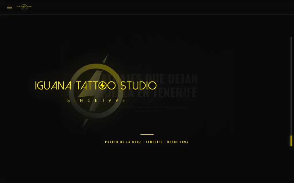 Portada de la web de Iguana Tattoo Studio